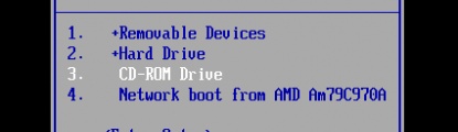 Uruchomienie komputera z USB/CD/DVD